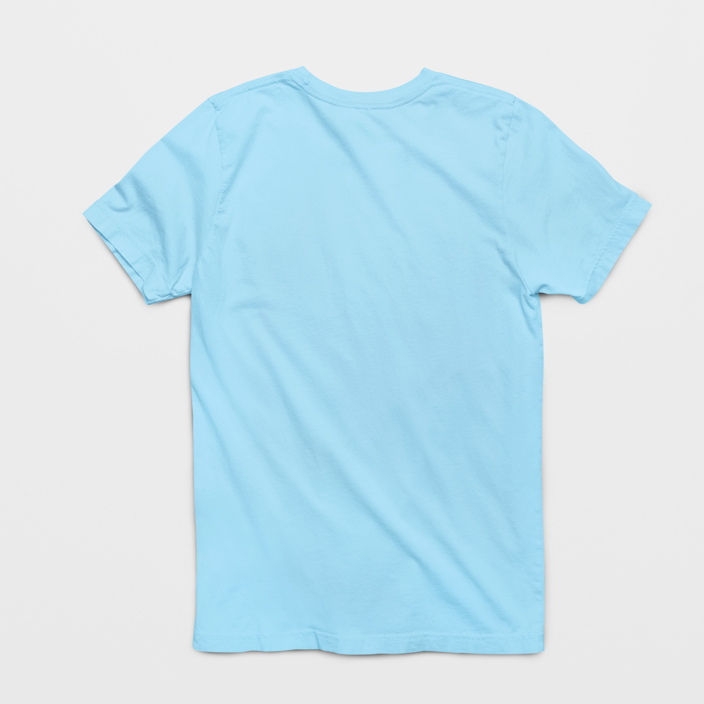 Balanced Diet Round Neck Cotton T-Shirt - Blue