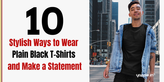 10 Stylish Ways to Wear Plain Black T-Shirts and Make a Statement