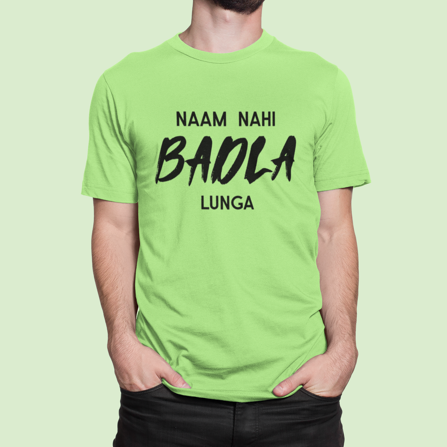 Naam Nahi Badla Lunga Doctor T-Shirt - 100% Cotton Round Neck Funny Medical Tee