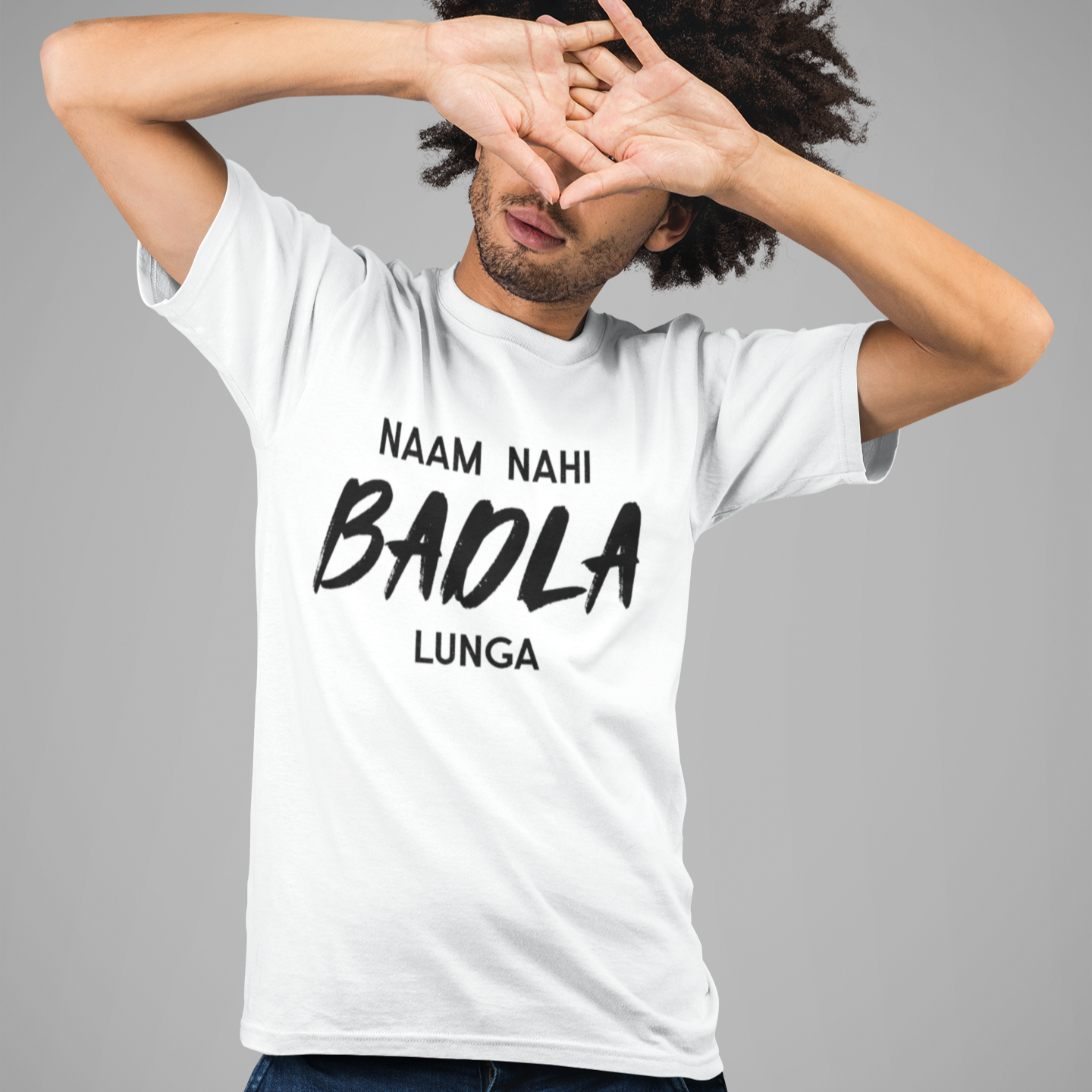 Naam Nahi Badla Lunga Doctor T-Shirt - 100% Cotton Round Neck Funny Medical Tee