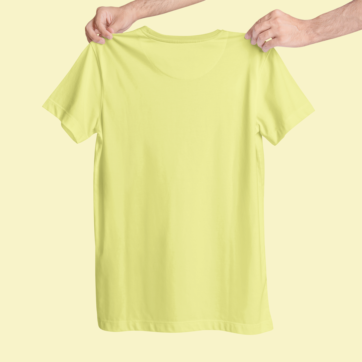 Eat Healthy-ish Funny New Year Resolution Yellow Cotton T-Shirt for Gen Z