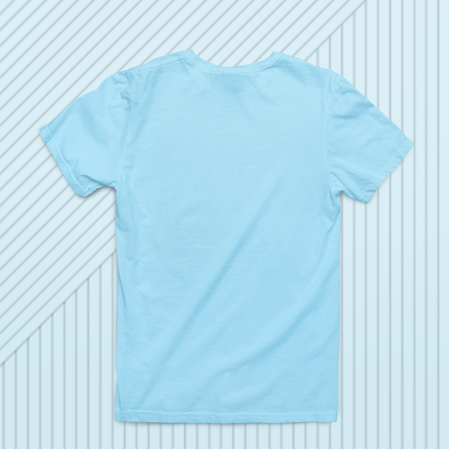 Shades Of Blue T-Shirt Combo - Round Neck ,Half Sleeves