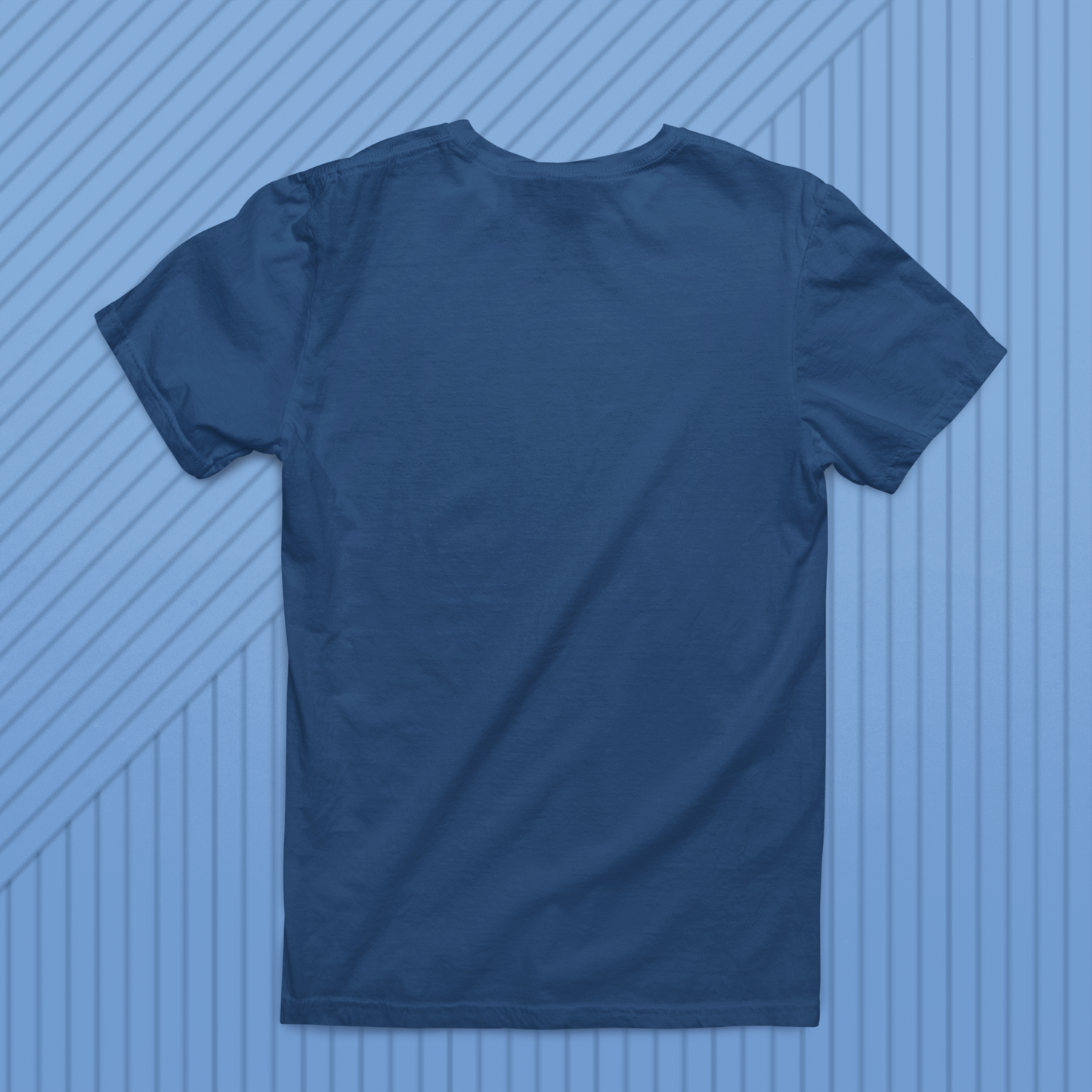 Shades Of Blue T-Shirt Combo - Round Neck ,Half Sleeves