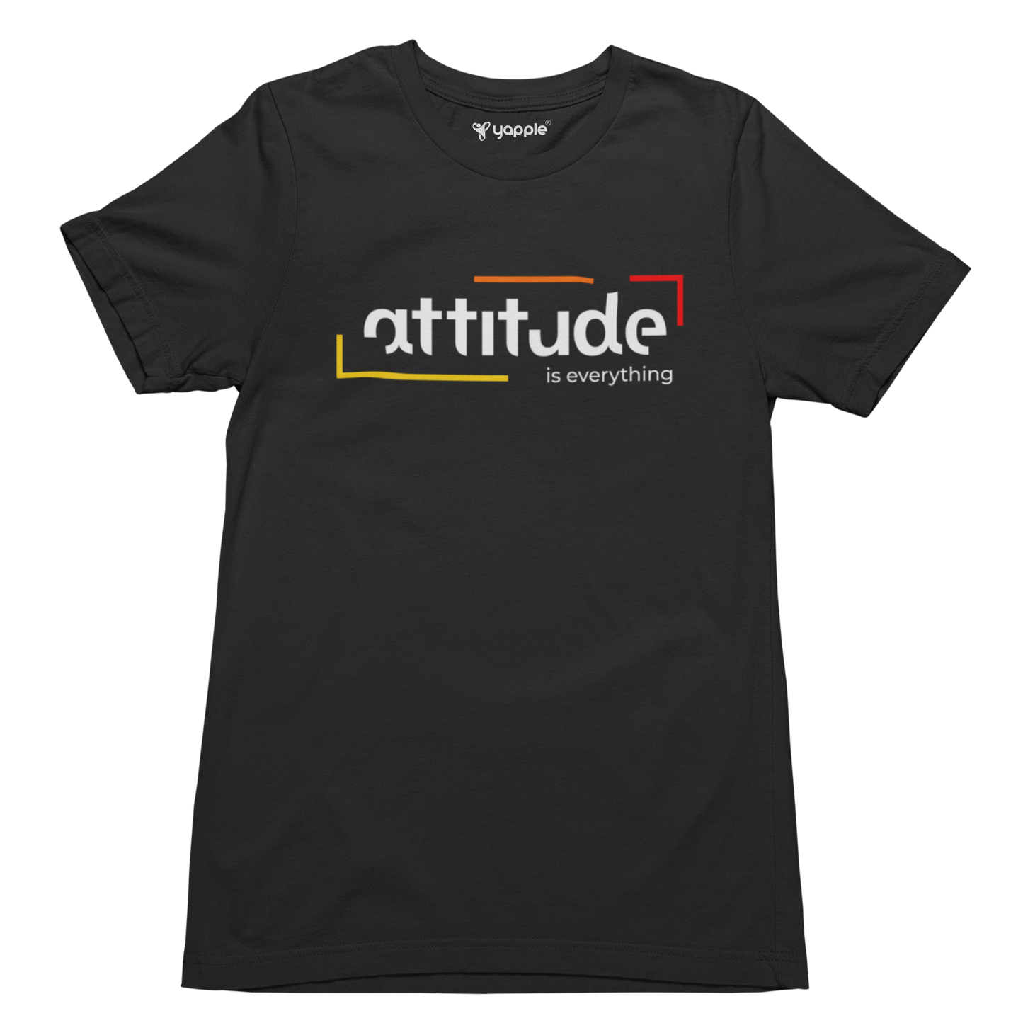 Own Your Day: Attitude Is Everything Round Neck Cotton T-Shirt
