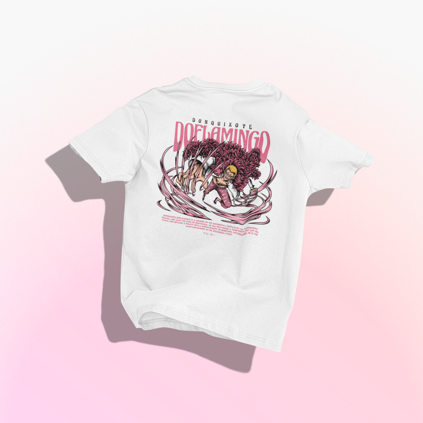 Doflamingo T-Shirt White T-Shirt Oversize