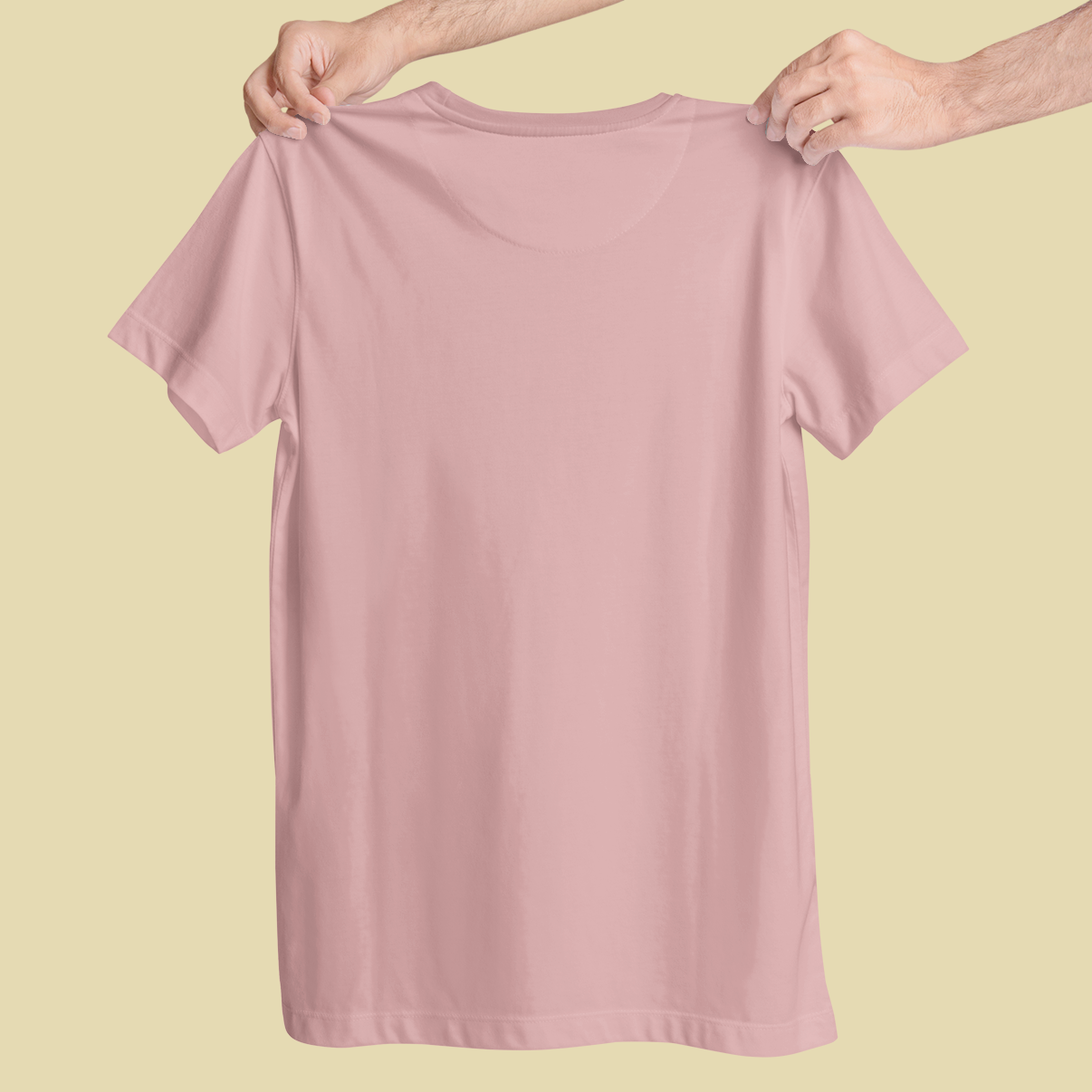 Explorer Men Printed Round Neck T-Shirt - Pink