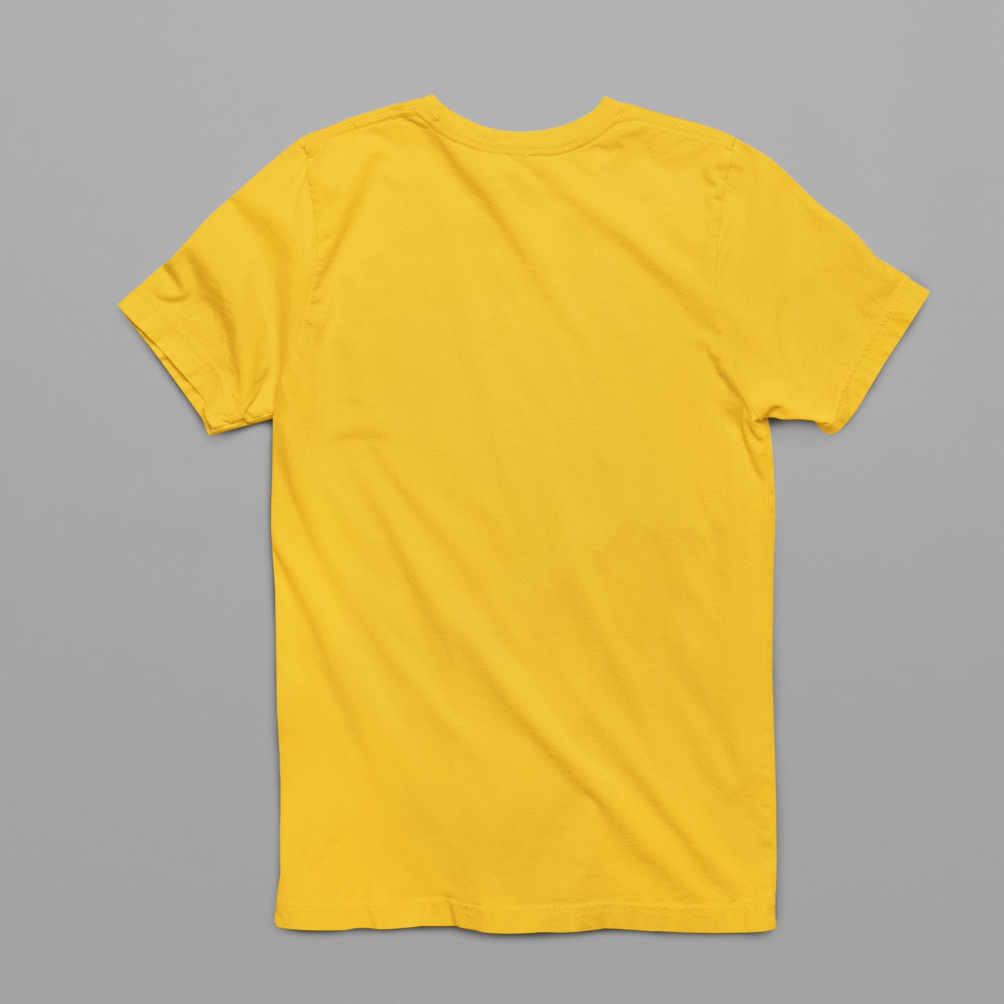Monkey D Luffy Men Printed Round Neck Cotton T-Shirt - Yellow