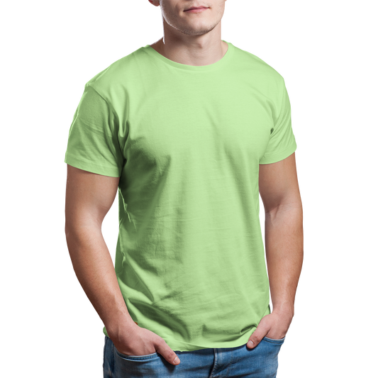 Solid Round Neck Green Color Pure Cotton T-Shirt